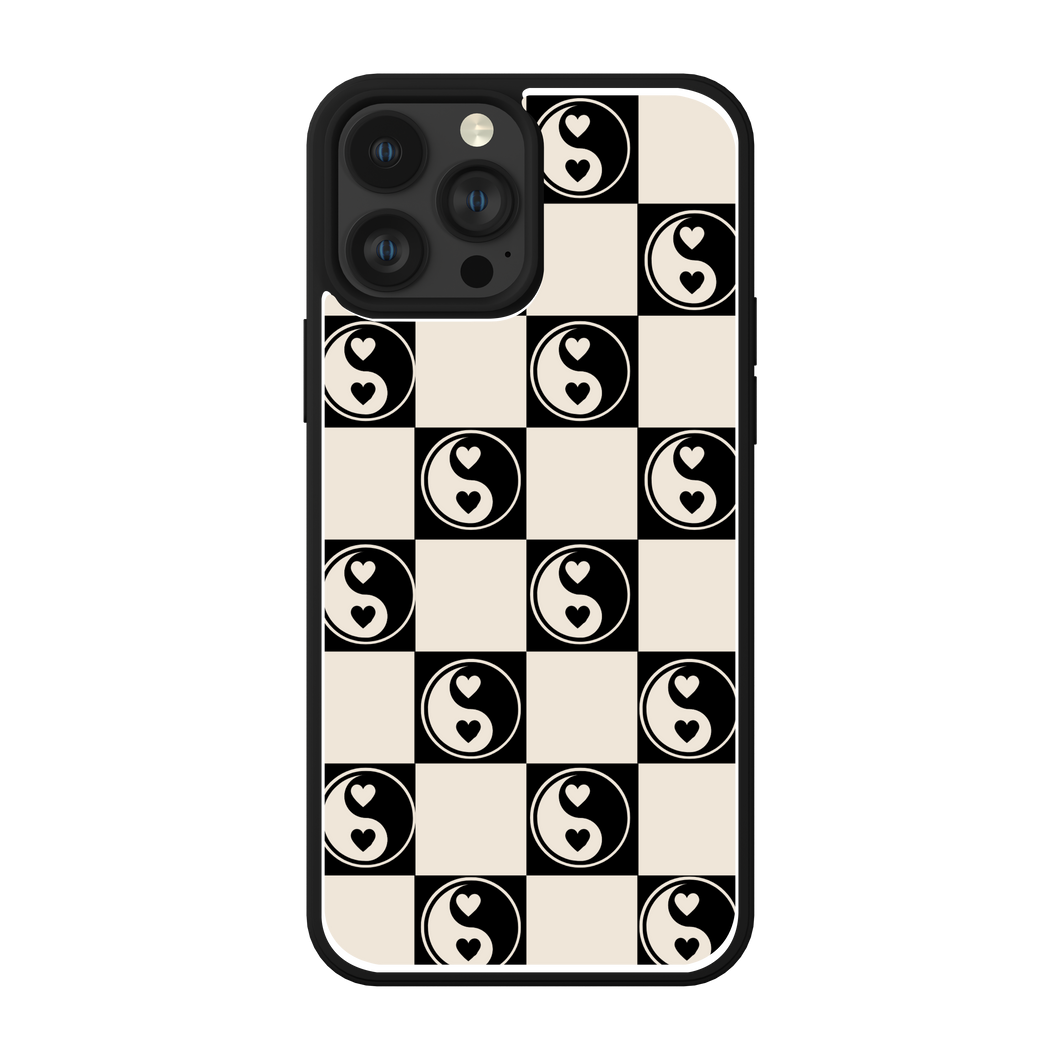 Checkered Ying Yang Case